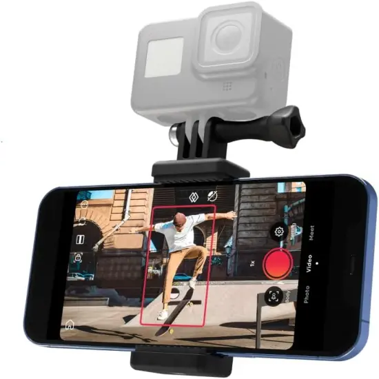 Pivo Action Mount Lightweight Smartphone Holder Stand with Universal Clamp Adapter {1}