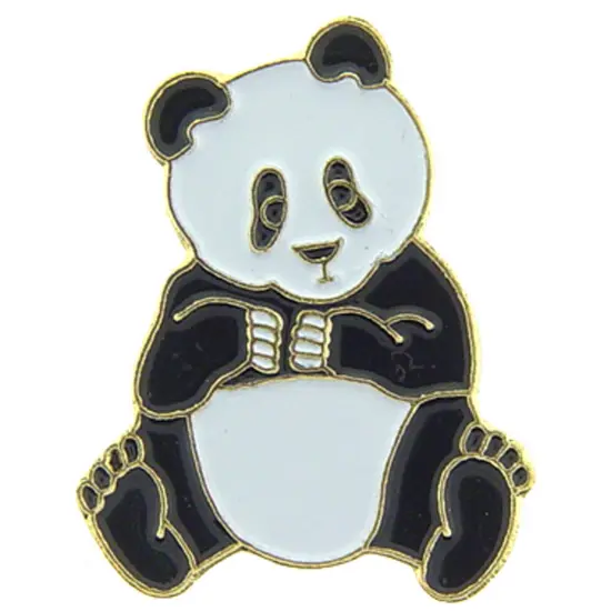 Panda Bear Pin 1" {1}