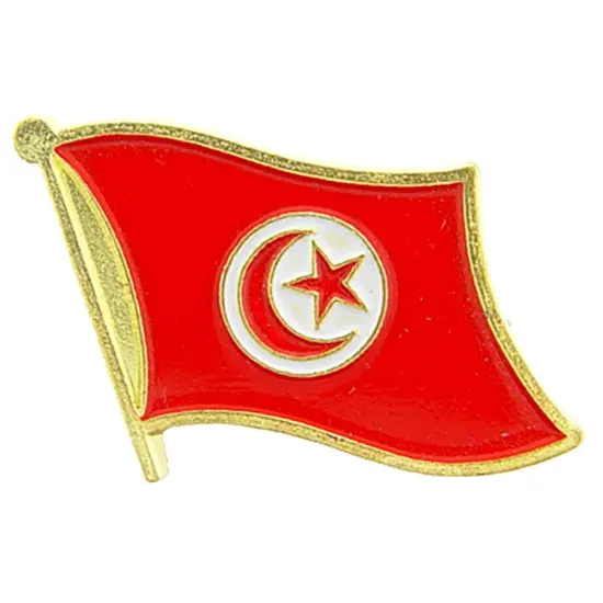 Tunisia Flag Pin 1" {1}