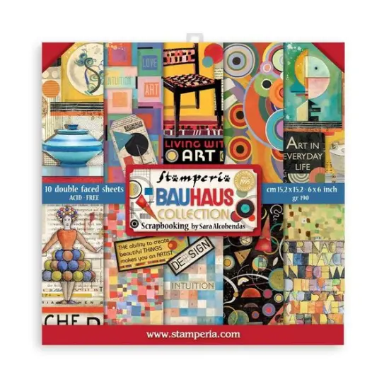 Stamperia Bauhaus Collection 6x6 Paper Pack {1}