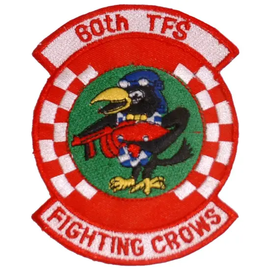 U.S. Air Force 60th TFS Fighting Crows Patch 3" {1}