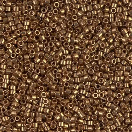 Miyuki Delica Bead 11/0 - DB0022L - Metallic Light Bronze {1}