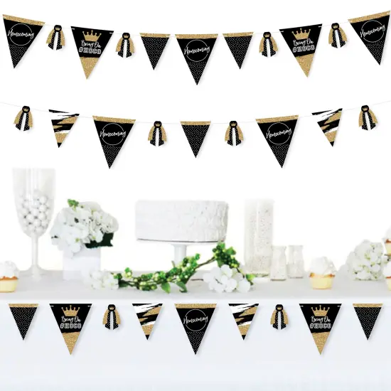 Big Dot of Happiness HOCO Dance - DIY Homecoming Pennant Garland Decoration - Triangle Banner - 30 Pieces {3}