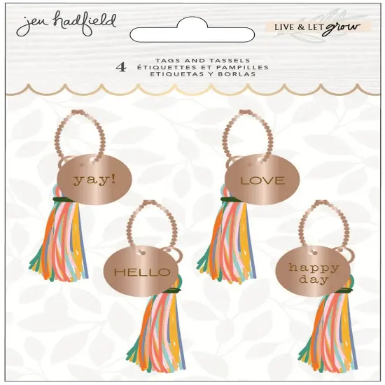 Jen Hadfield Live & Let Grow Tassels 4/Pkg {1}
