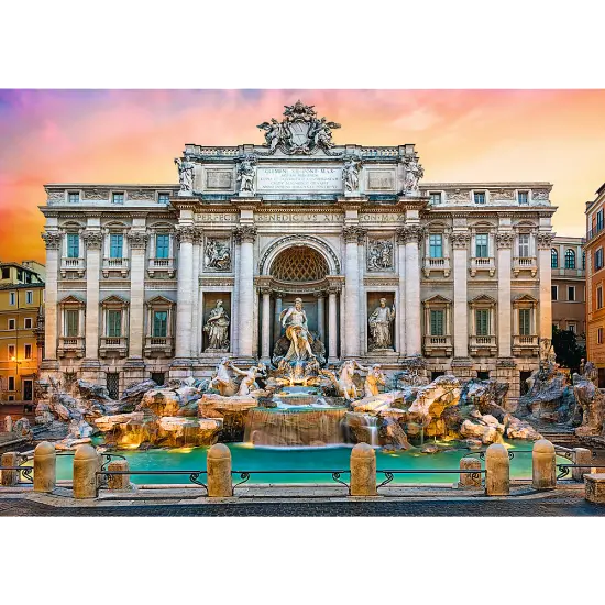 500 Piece Jigsaw Puzzle,Fontanna di Trevi, Rome, Italy, Adult Puzzles, Trefl 37292 {2}