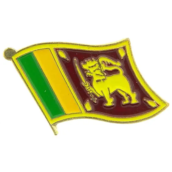 Sri Lanka Flag Pin 1" {1}