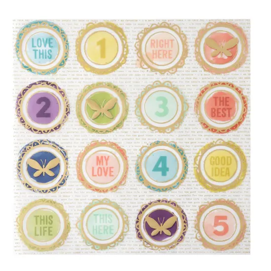 Vicki Boutin Print Shop Specialty Paper 12"X12"-Gold Foiled Vellum {5}