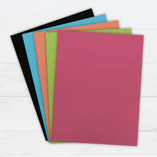 Printworks Color Pop Paper, Includes Black, Blue, Green, Cherry and Coral Paper, 8 &frac12;&rdquo; x 11&rdquo;, 300 Sheets (00608) {2}
