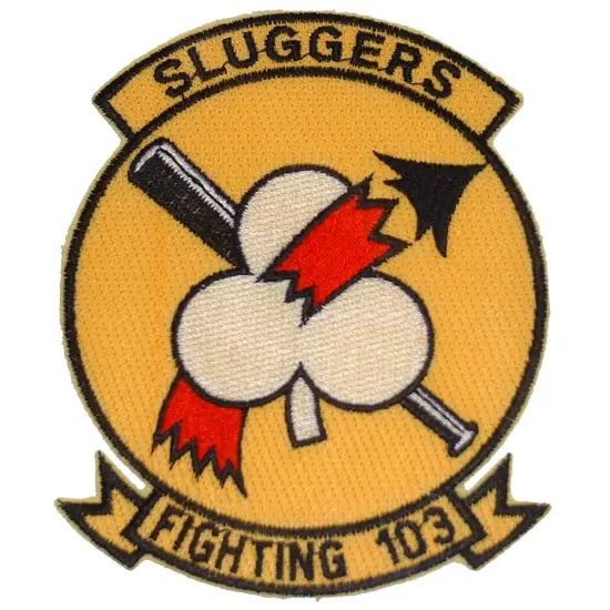 EagleEmblems PM5307 Patch-USN,Fighting,103 (3.5'') {1}