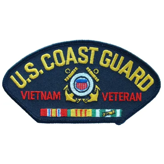 U.S. Coast Guard Retired Vietnam Veteran Hat Patch {1}