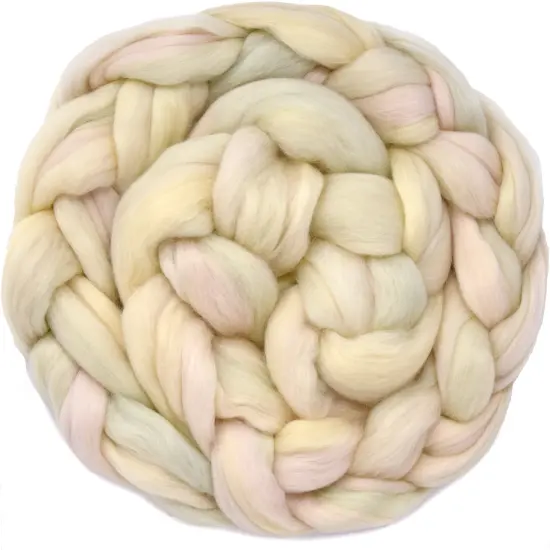 100% Superfine Merino Fiber: Top Notch. Soft Combed Top Roving Color Blend for Spinning, Felting, Weaving Springtime {1}