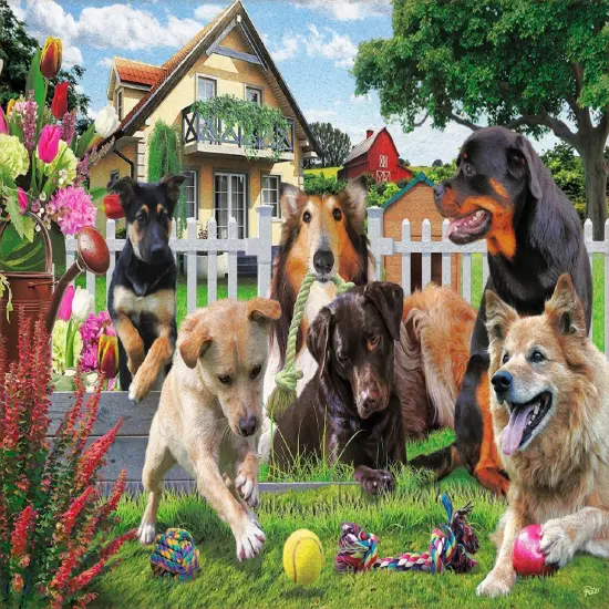 Sunsout Please Play with Us 500 pc Jigsaw Puzzle 42288 {1}
