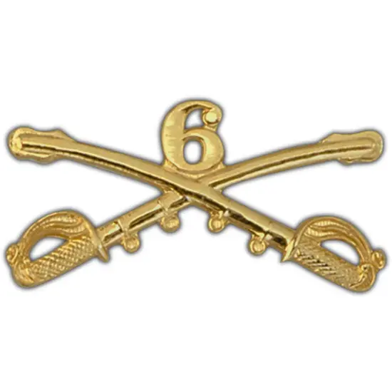 EagleEmblems P16145 BDG-Army,CAV.Swords,06TH (2.25'') {1}