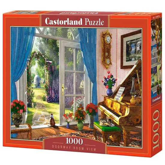 1000 Piece Jigsaw Puzzle, Doorway Room View, Classic interior, Adult Puzzle, Castorland C-104079-3 {1}