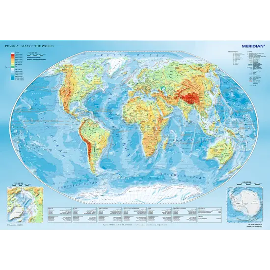 1000 Piece Jigsaw Puzzles, Physical Map of The World, Puzzle of the Earth with Countries, Adult Puzzles, Trefl 10463 {2}