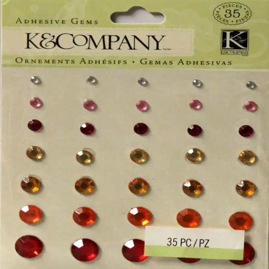 K & Company RL Adhesive Gems Embellishment Stickers {1}