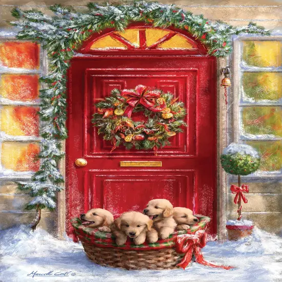 Sunsout Gift Basket 500 pc Christmas Jigsaw Puzzle 42244 {1}