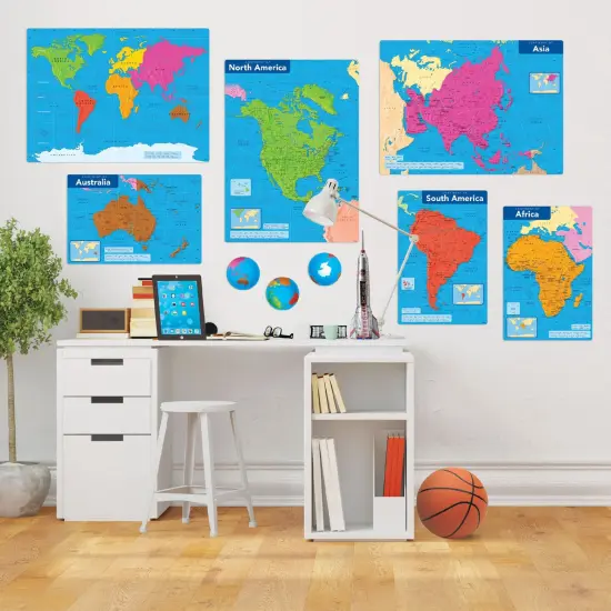 Continents of the World Learning Set {6}
