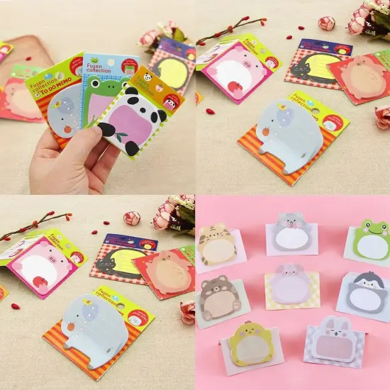 Animal-Shaped Sticky Notes {3}