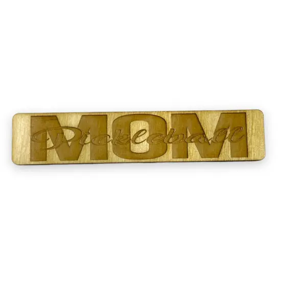 Bookmark - Pickleball Mom - Birch wood {1}