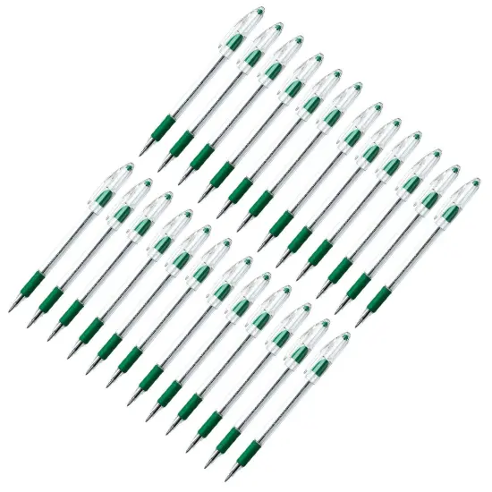R.S.V.P.&reg; Ballpoint Pen, Fine Point, Green, Pack of 24 {1}