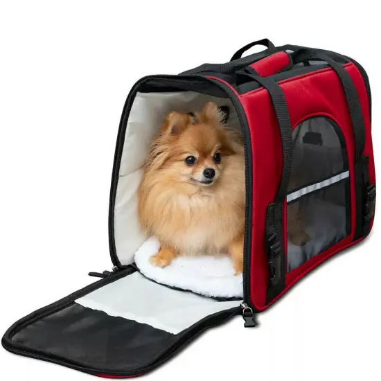 Kitcheniva Airline Approved Pet Carrier Purple {4}