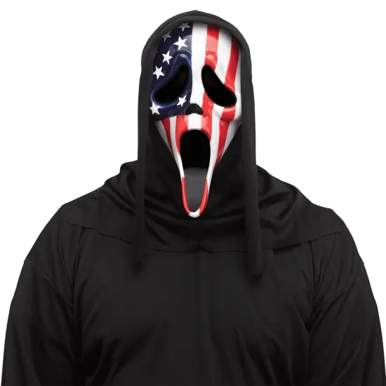 Ghost Face Patriotic Costume Mask {1}