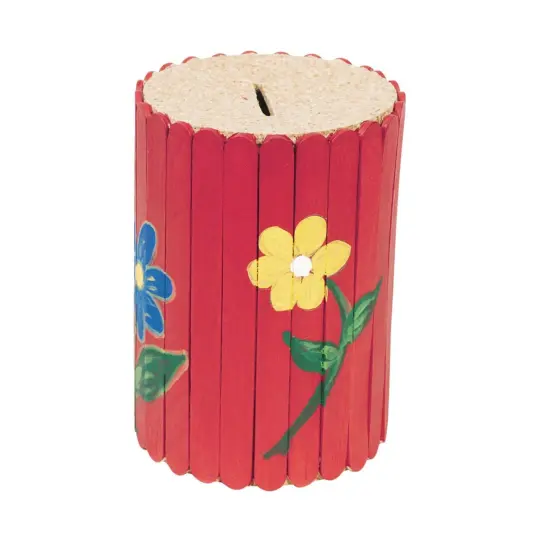 Craft Stick Barrel Bank Craft Kit (Pack of 25) {4}