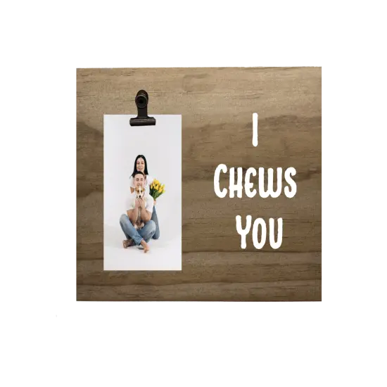 Decorative Wood Clip Pet Photo Frames {7}