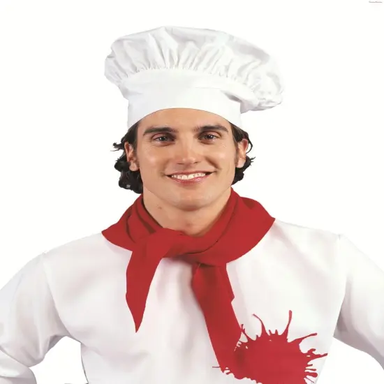 The Chef Deluxe Adult Costume Hat - One Size {1}