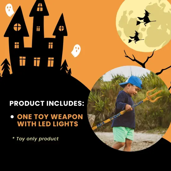 Disney The Little Mermaid King Triton Light-Up Staff Costume Accessory {5}