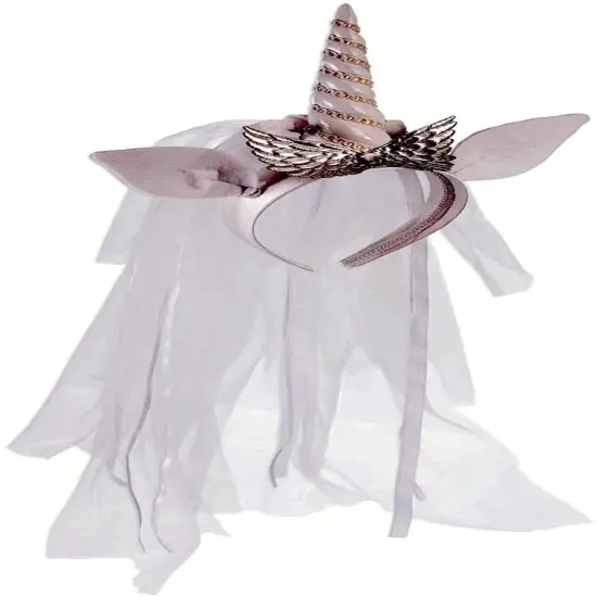 Unicorn Wings Adult Costume Headpiece {1}
