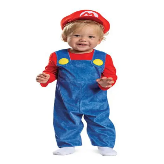 Super Mario Bros. Mario Posh Infant Costume {3}