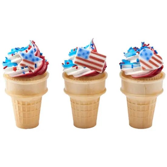 American Flag Assortment Dec-Ons&reg; Decorations 12ct. {2}