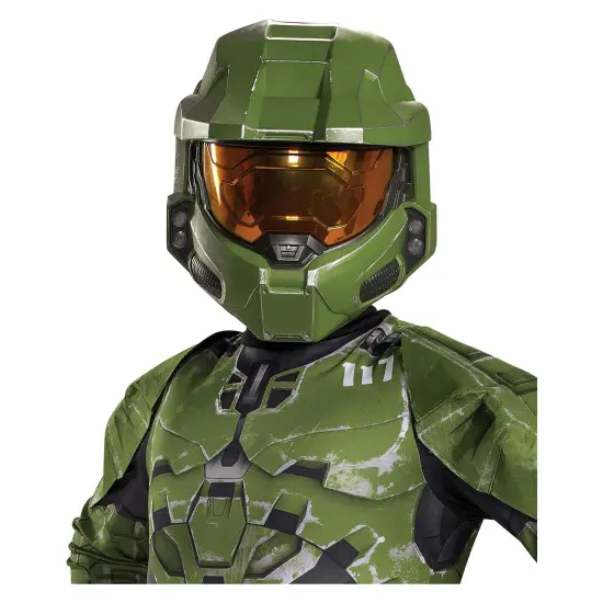 HALO Infinite Master Chief Child Costume Half Mask | One Size {1}