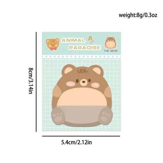 Animal-Shaped Sticky Notes {2}