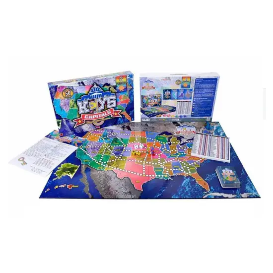 Keys to the Capitals Educational Board Game {1}