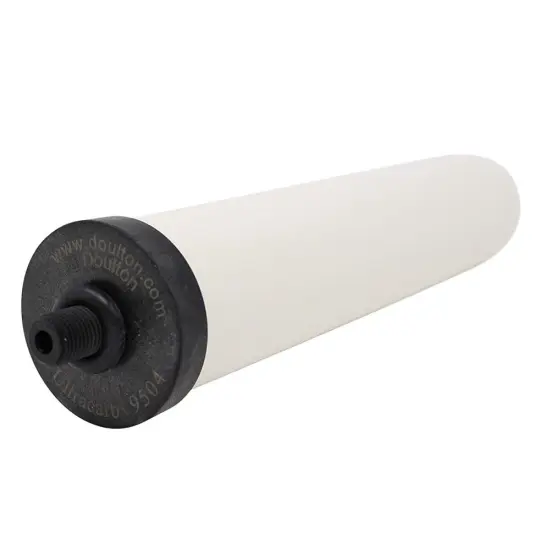 Doulton W9331208 HCS Countertop Filter System, Tap Fit 10 in UltraCarb Short Thread Element BSP Mount, Superb Taste Drinking Water Filter {4}