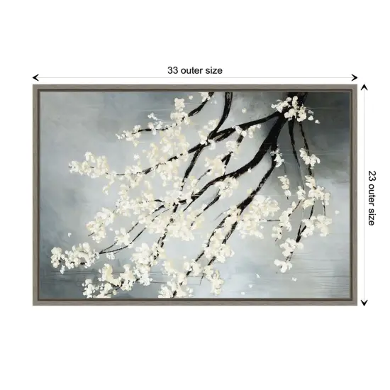 Cherry Tree Blossoms by Kari Taylor Canvas Art Framed {3}