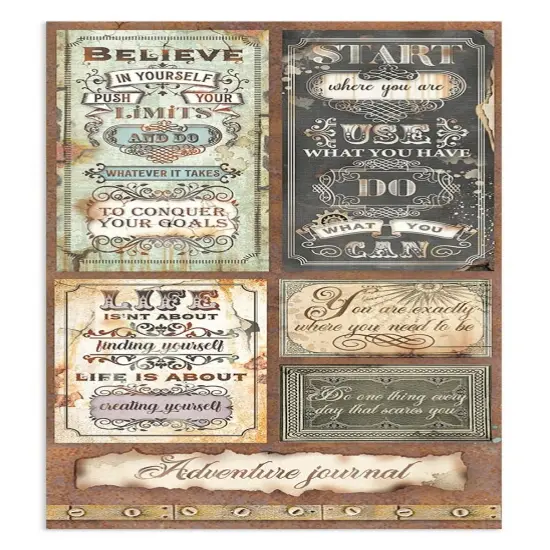 Stamperia Collectables Double-Sided Paper 6"X12" 10/Pkg-Lady Vagabond Lifestyle, 10 Designs/1 Ea {2}