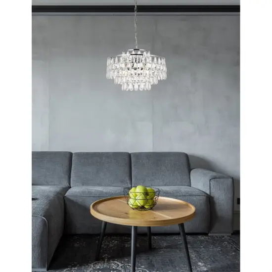 Mila 20 inch pendant in chrome {2}