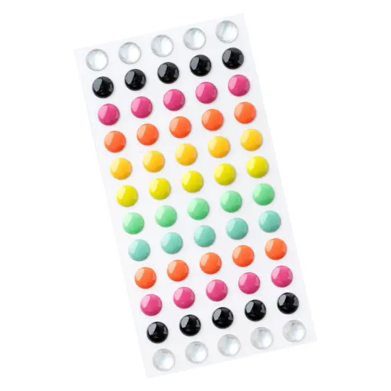 American Crafts Happy Halloween Enamel Dots-60/Pkg {5}