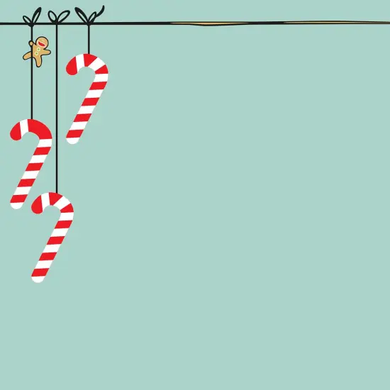 Great Papers! Minty Candy Canes Holiday Letterhead, Invitations and Announcements, Printer Friendly, 8.5"x11", 80PK {2}