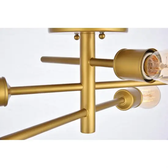 Axel 5 Lights Brass Wall Sconce {4}