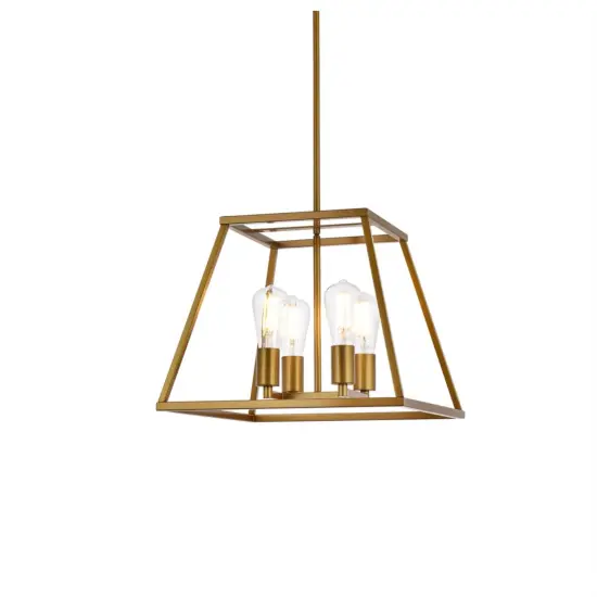 Declan 16 inch pendant in brass {3}