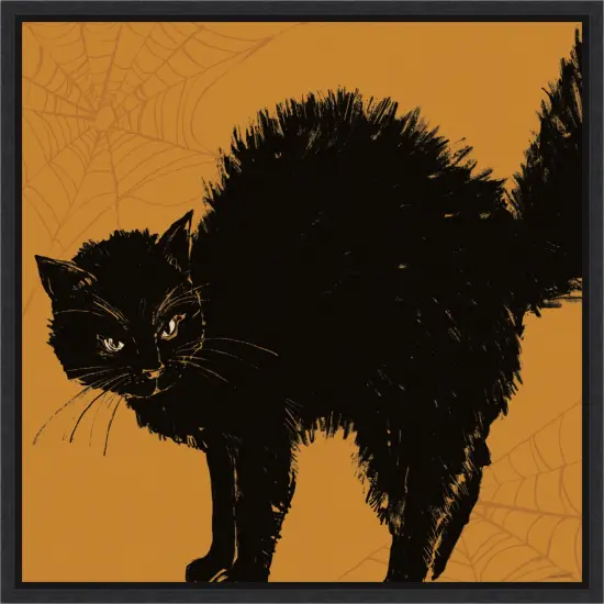 Haunted Halloween VII by Anne Tavoletti Canvas Art Framed {1}