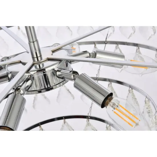 Ella 24 inch pendant in chrome {6}