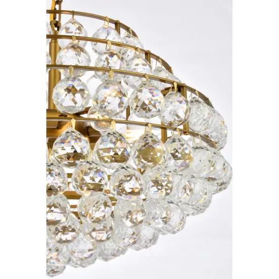 Savannah 20 inch pendant in brass {5}