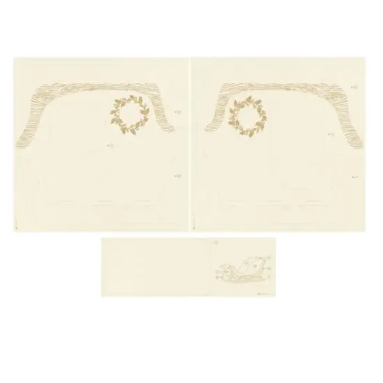 Sleigh Light Chipboard 3D Base - Santa's Workshop - P13 {2}