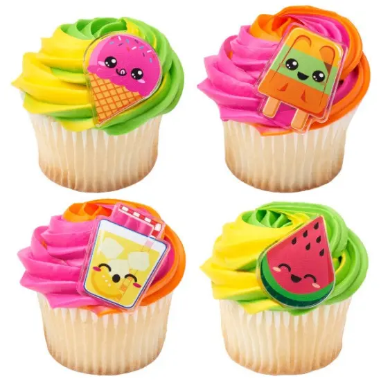 Cool Summer Treats Cupcake Rings, 12ct {3}